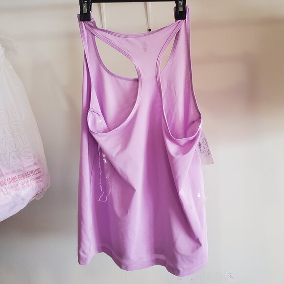 NWT Ideology Women's Rapidry Sport Tank Top Purple Size M Gym Shirt $40 1e200 - Picture 2 of 2